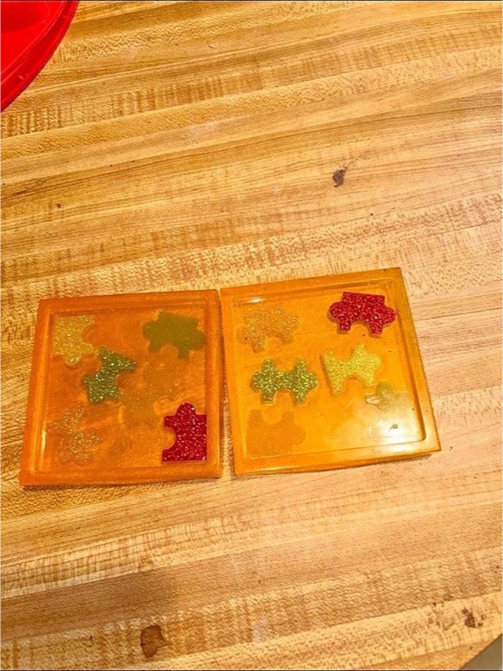 Orange & Green Puzzle Set